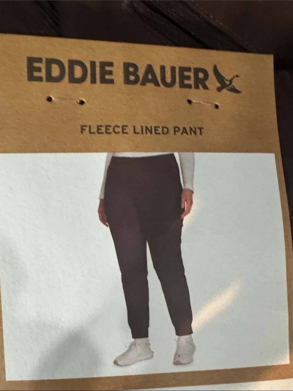 Eddie Bauer Women's Fleece-Lined Ankle Pants — Black